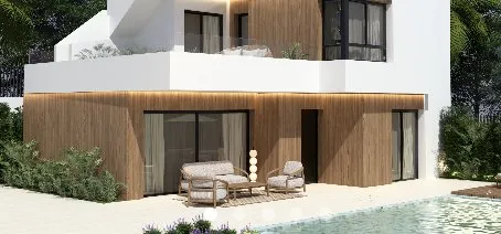 Promoción de obra nueva con piscina